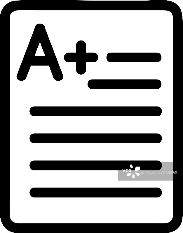 测试结果图标隔离轮廓符号图片素材