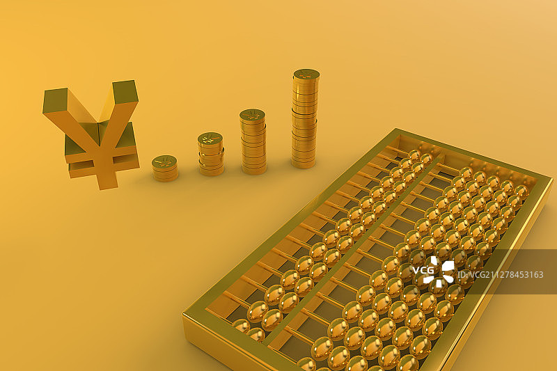 3d渲染的金融储蓄图图片素材