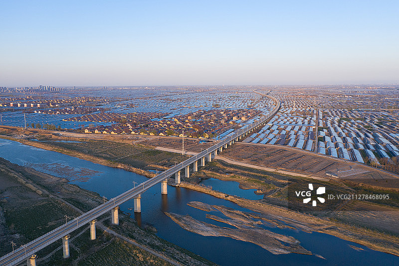 蔬菜大棚种植基地图片素材