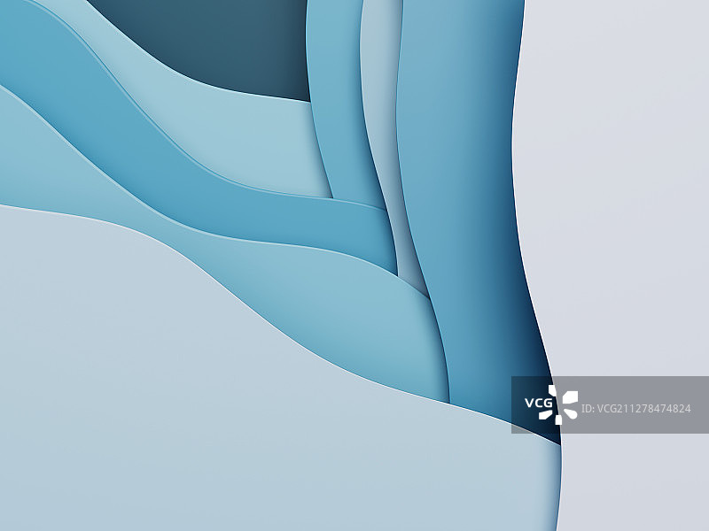 抽象的多层次海浪状背景素材图片素材