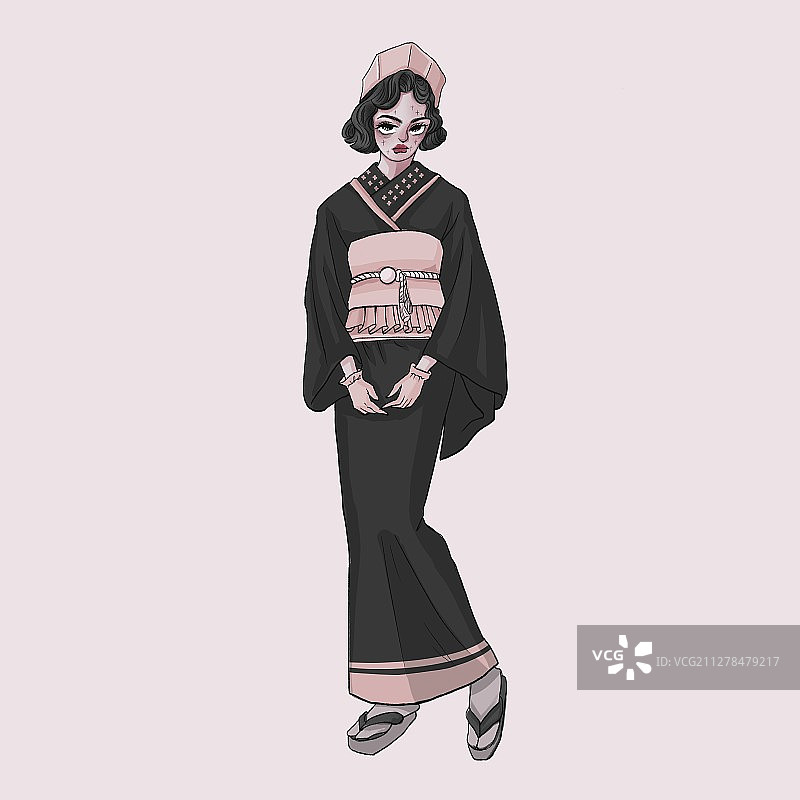 和服女生3图片素材