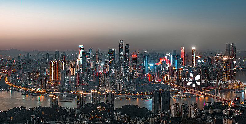 重庆夜景图片素材