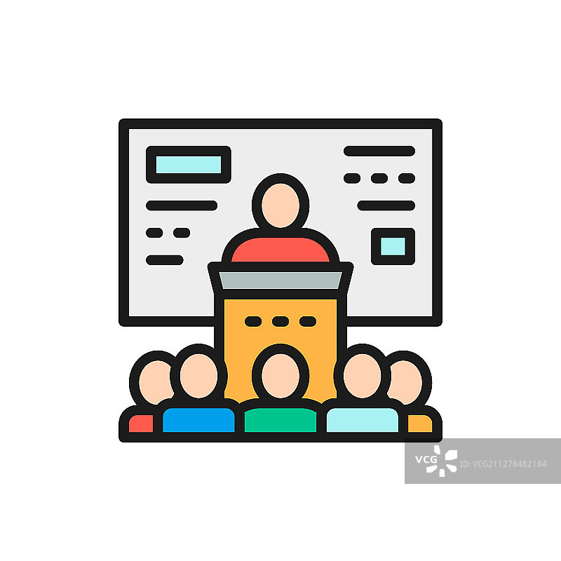 商务会议演示研讨会图片素材