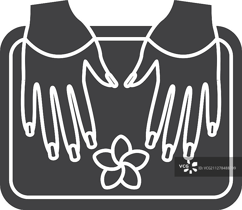 水疗沙龙美甲沐浴标志图标图片素材