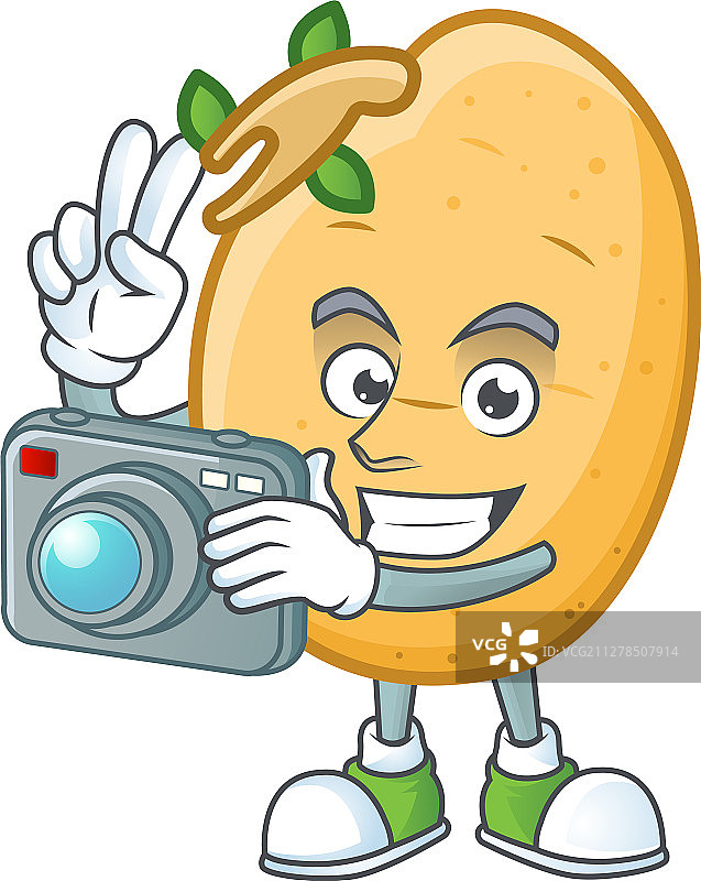 卡通发芽土豆 智能摄影图片素材