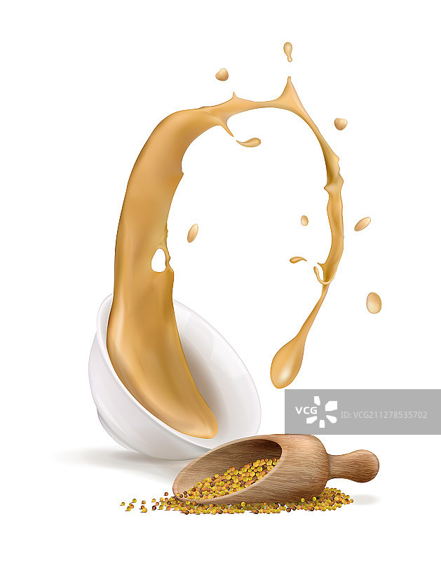 颗粒芥末酱料图片素材