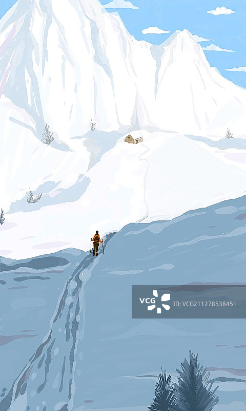 雪山高原图片素材