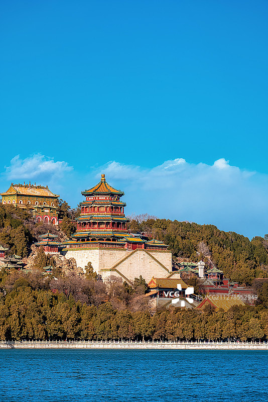 北京颐和园佛香阁风景图片素材