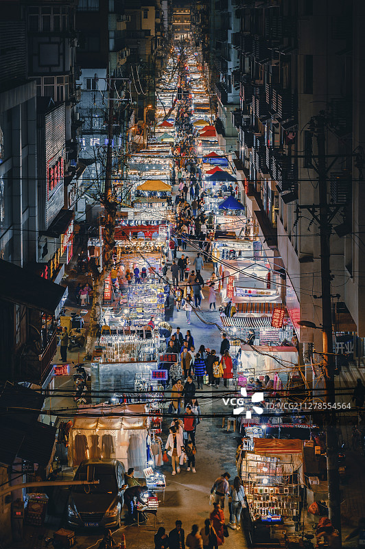 保成路夜市图片素材