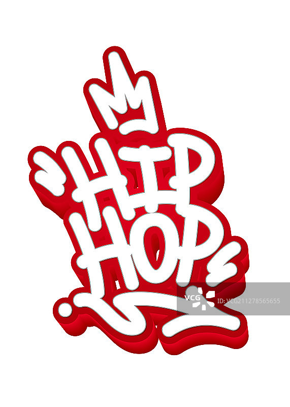 嘻哈标签涂鸦风格标签字样图片素材