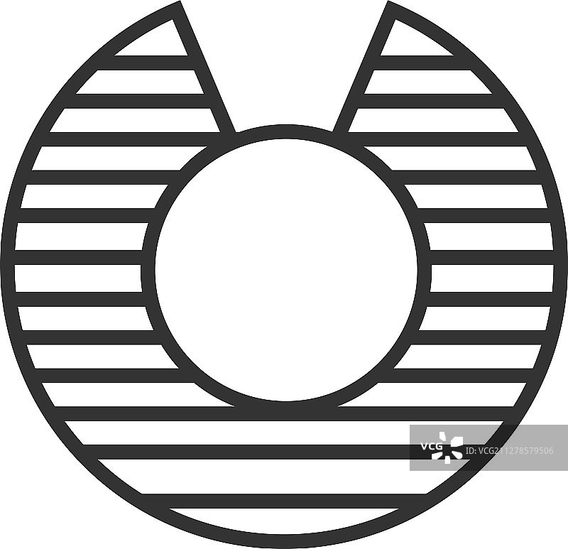 脆弱性线性图标图片素材