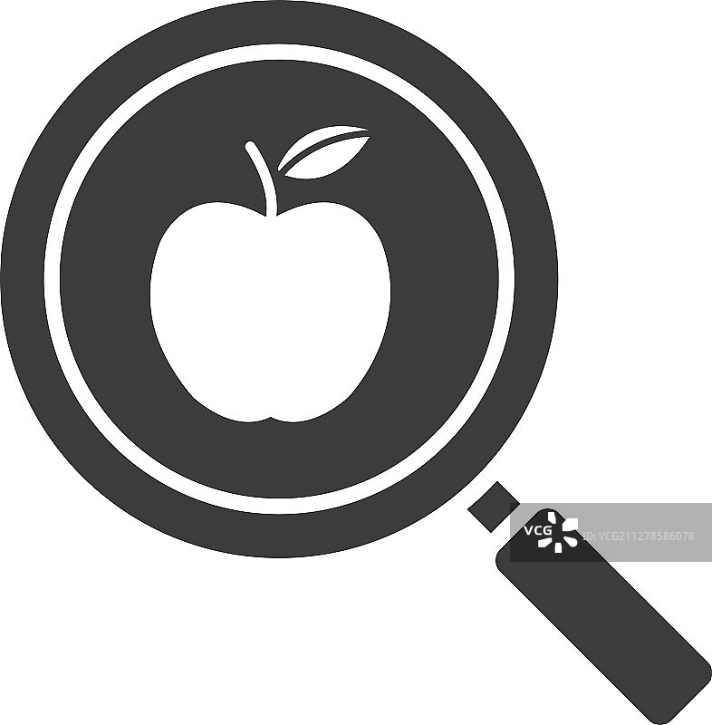 健康食品搜索标志图片素材