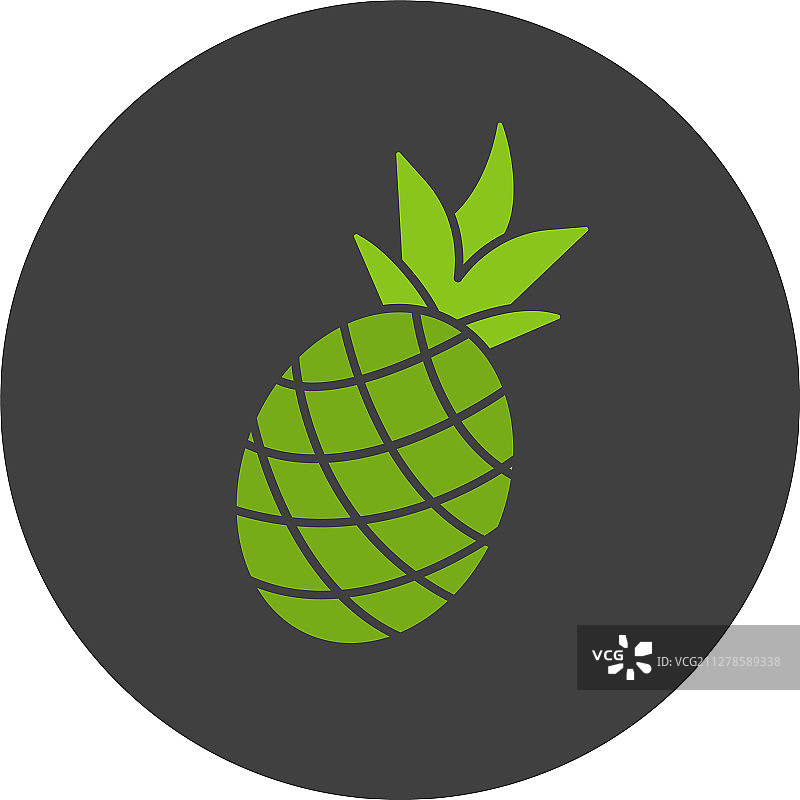 菠萝颜色标志符号图片素材