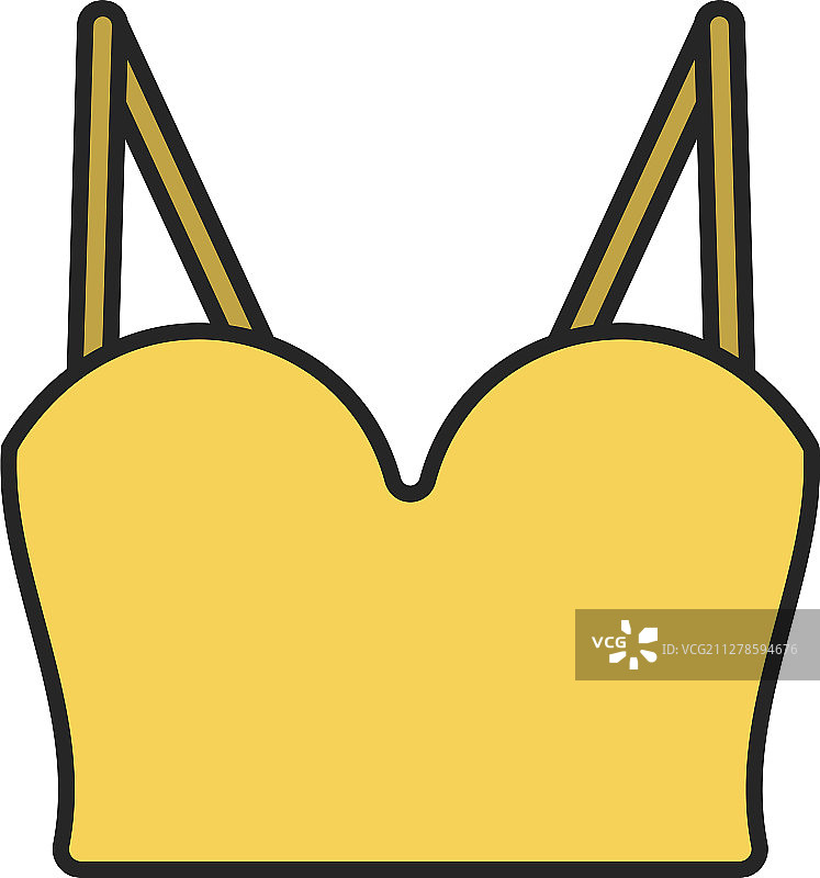 女士上衣彩色图标图片素材