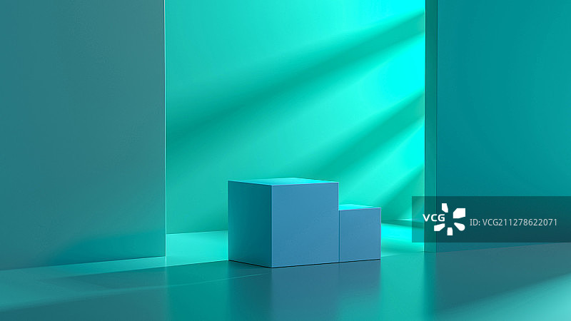 3D模拟场景产品展台图片素材