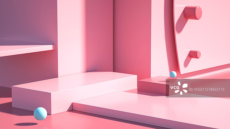 3D模拟场景产品展台图片素材