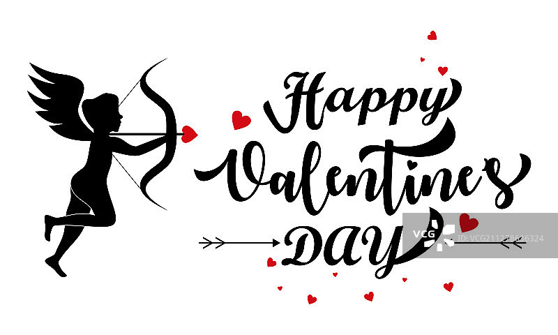 情人节丘比特或天使图片素材