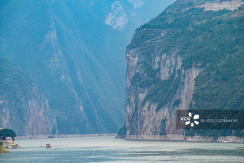 三峡夔门图片素材