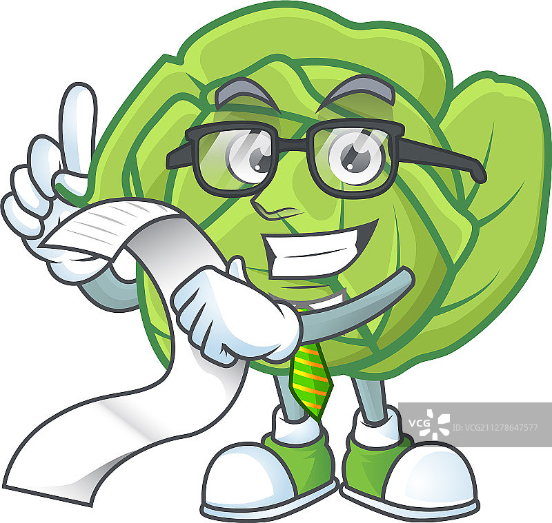 带菜单的趣味表情包菜卡通图片素材