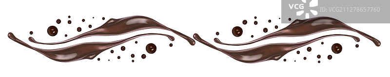 巧克力产品装饰用巧克力图案图片素材