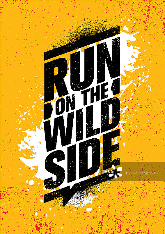 狂野的一面励志语录图片素材