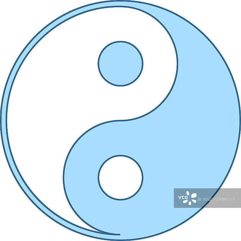 阴阳图标图片素材