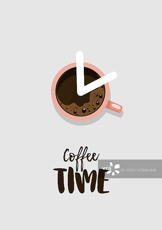 咖啡饼干主题宣传海报图片素材