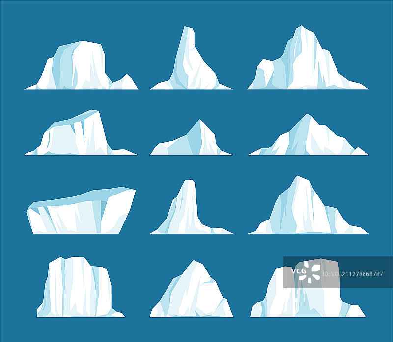 漂浮的冰山图片素材