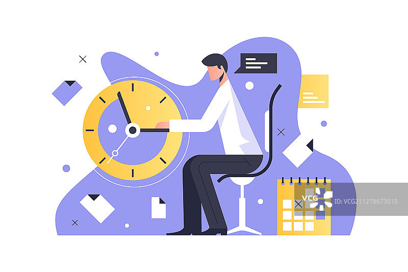 在办公室工作的男人图片素材