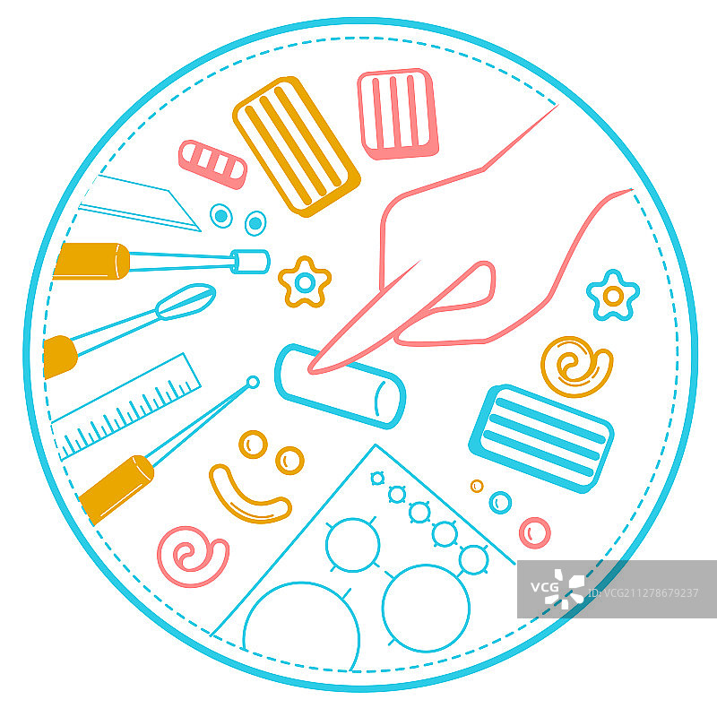 雕塑的手图片素材