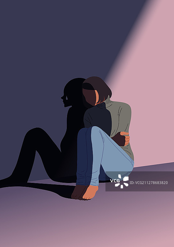 倦怠综合征、疲劳、压力、情绪图片素材