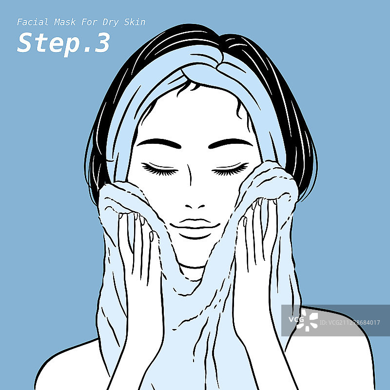 美容、女性、躯干、润肤露、皮肤护理、洗面奶、毛巾图片素材