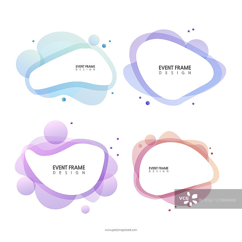 圆形、气球、框架、椭圆形、语音图片素材