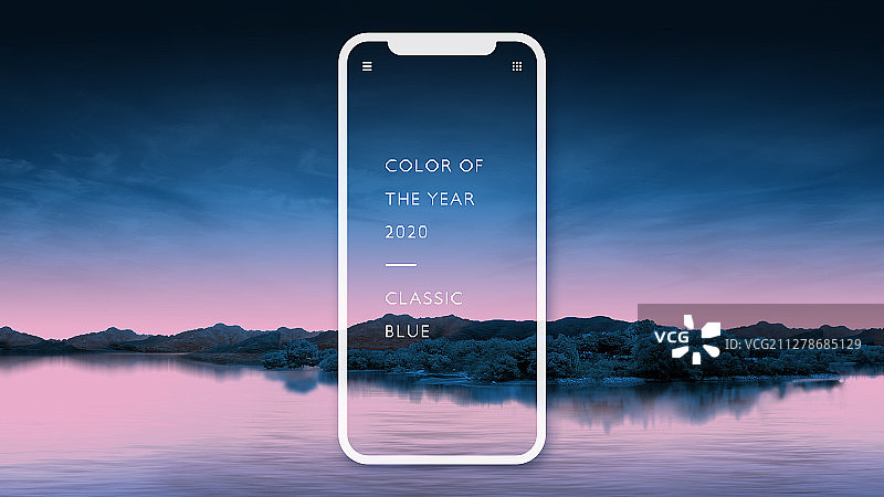 图形图像背景经典蓝色手机背景趋势图片素材