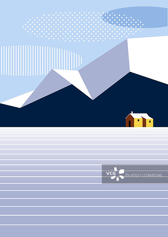 冬季雪景壁纸背景图片素材