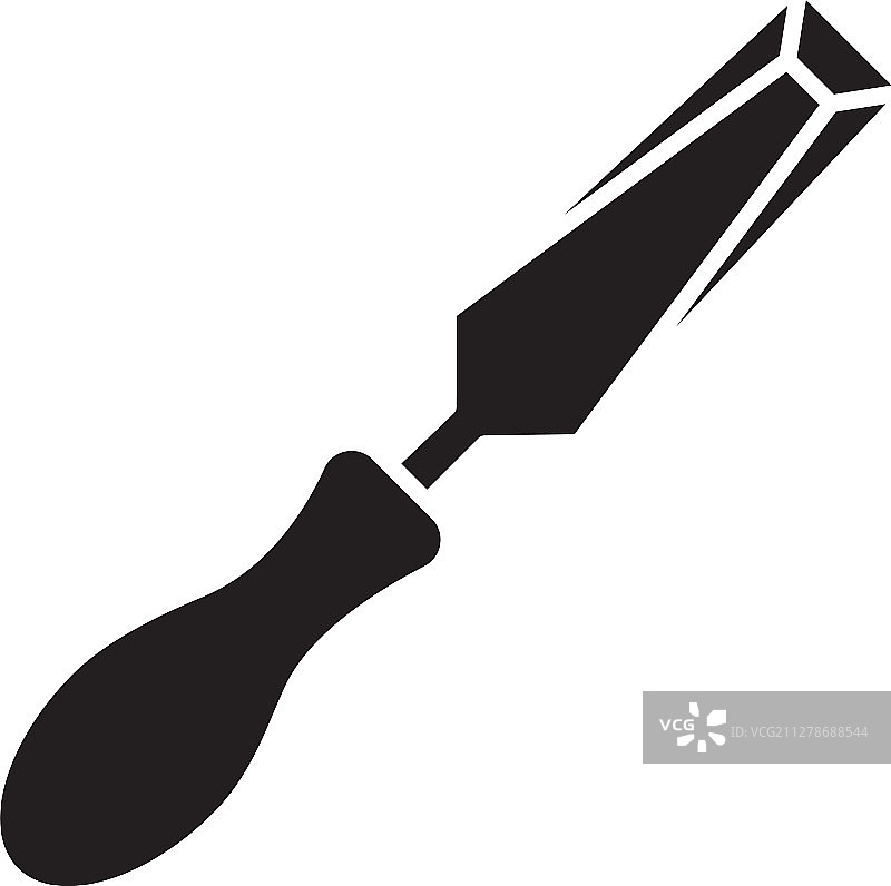 凿子字形图标图片素材