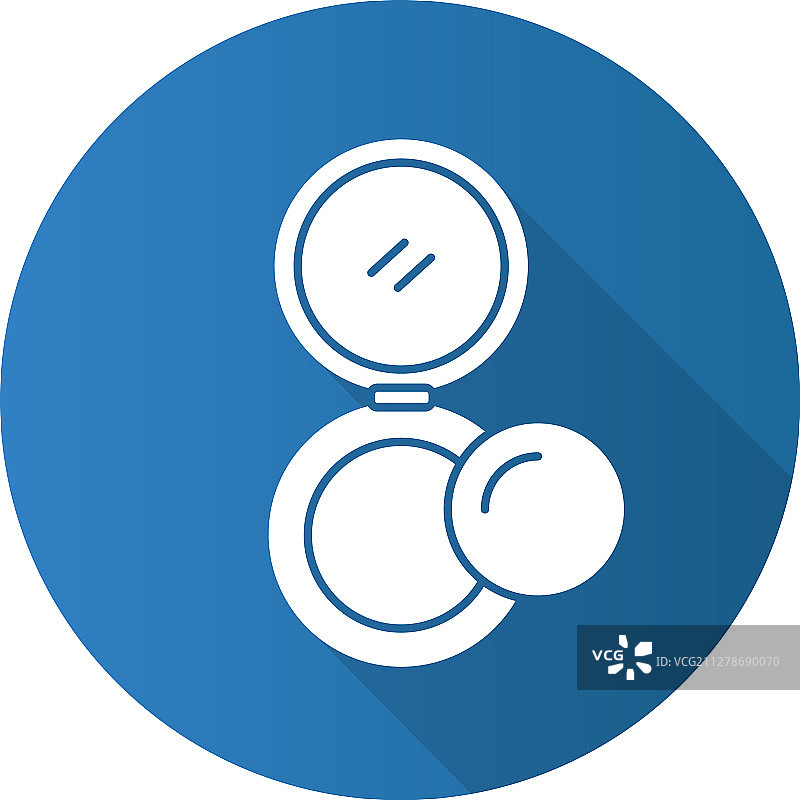 扁平风格粉末长阴影图标图片素材