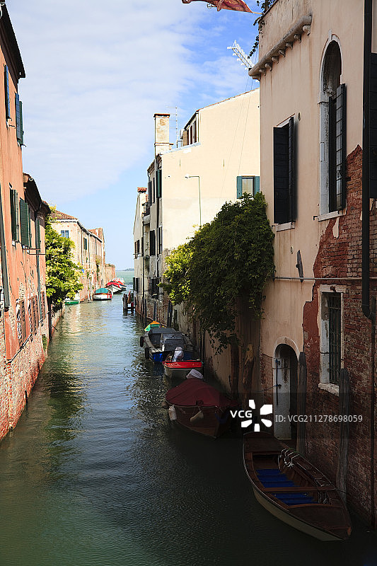 意大利威尼斯运河街景图片素材