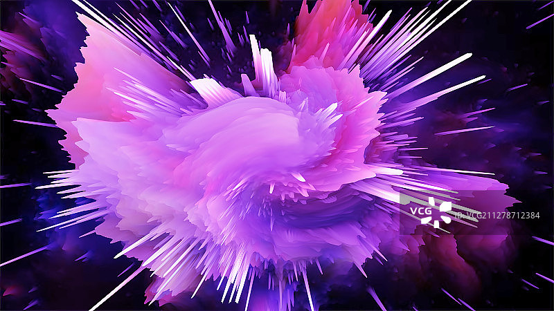 创意抽象炫酷宇宙爆炸色彩背景图片素材