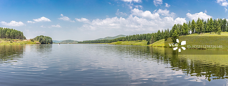 河北坝上草原湿地湖泊公园图片素材