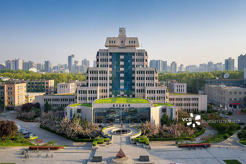 西安交通大学钱学森图书馆图片素材