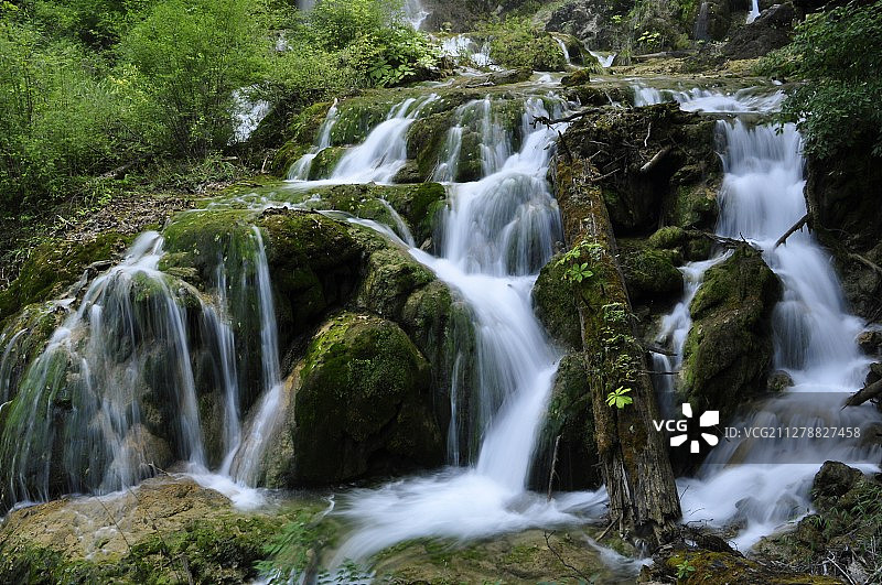 熊猫海瀑布图片素材