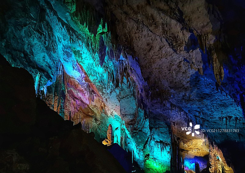中国唯一世界自然遗产洞穴：芙蓉洞图片素材