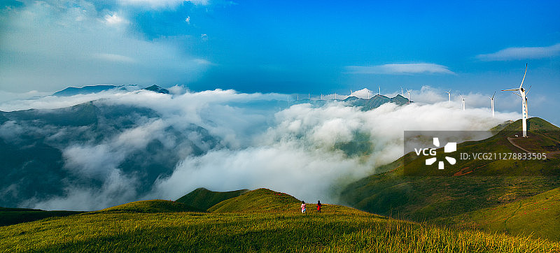 高山之上图片素材
