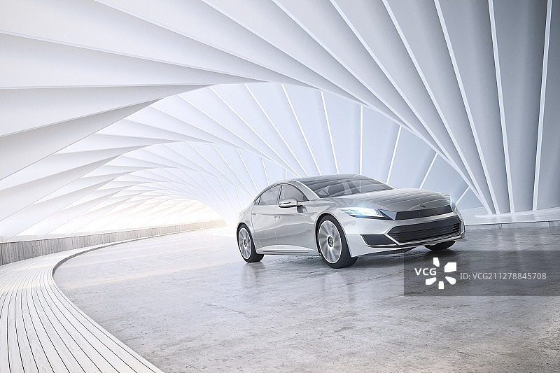电动汽车隧道V4图片素材