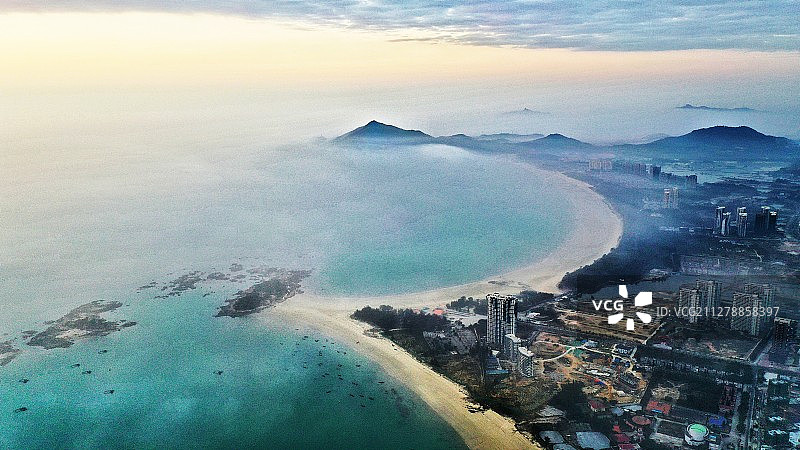 日出东山湾图片素材