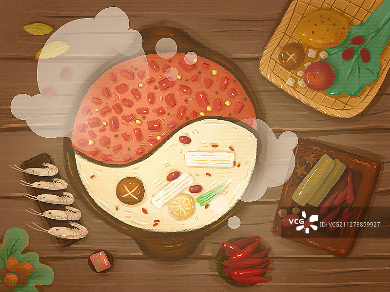 温暖火锅图片素材