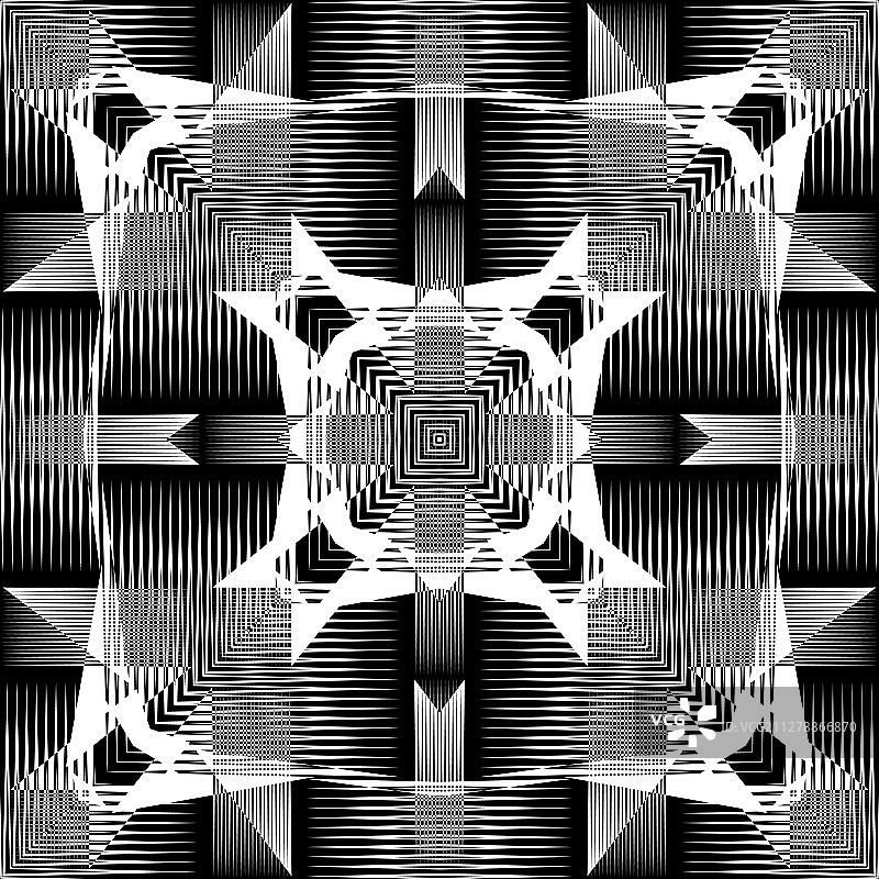 几何条纹无缝图案图片素材