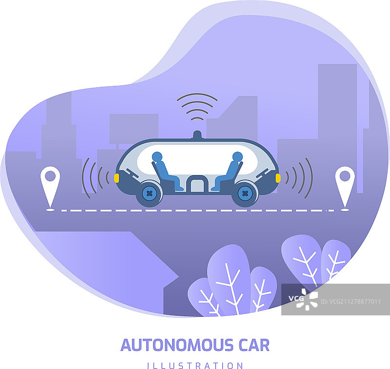 无人驾驶未来汽车技术图片素材