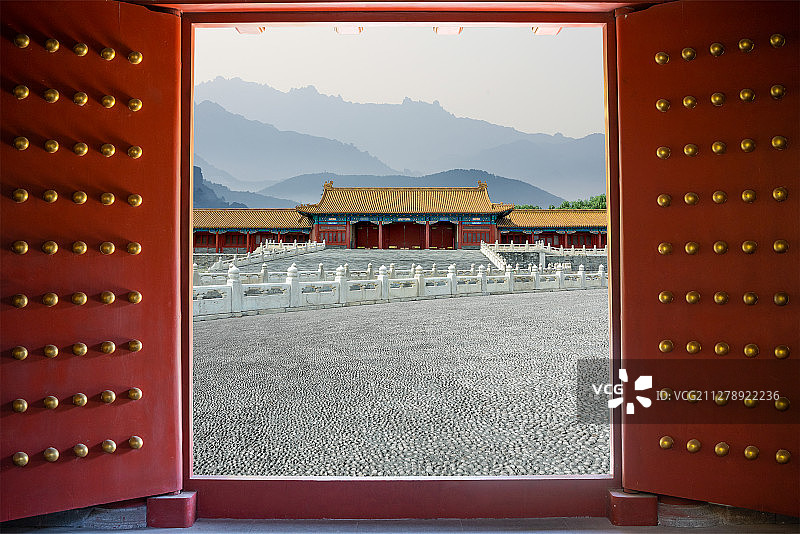 故宫古建筑门图片素材